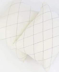 Anchal Home Goods Diamond Stitch Euro Throw Pillow - Bone 10 Anchal Home Goods Diamond Stitch Euro Throw Pillow - Bone