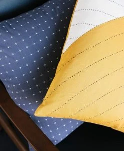 Anchal Curve Lumbar Pillow - Gold