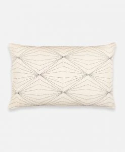 Anchal Home Goods Prism Lumbar Pillow - Bone