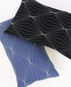 Anchal Prism Lumbar Pillow - Slate