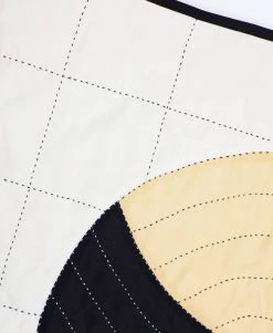 Anchal Home Goods Small Crescent Lattice Throw Quilt