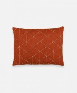 Anchal Graph Small Throw Pillow - Rust Best Sellers