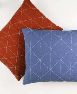 Anchal Home Goods Graph Small Throw Pillow - Slate