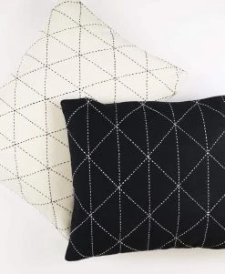 Anchal Graph Small Throw Pillow - Charcoal Home Goods