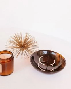 August Sage Ankole Horn Bowl -Dark Kitchen + Dining