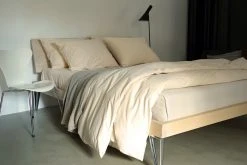 Area Home Home Goods Anton Percale Duvet Cover - Ginger