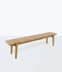 Masaya & Co. Furniture Apanas Slatted Top Outdoor Bench