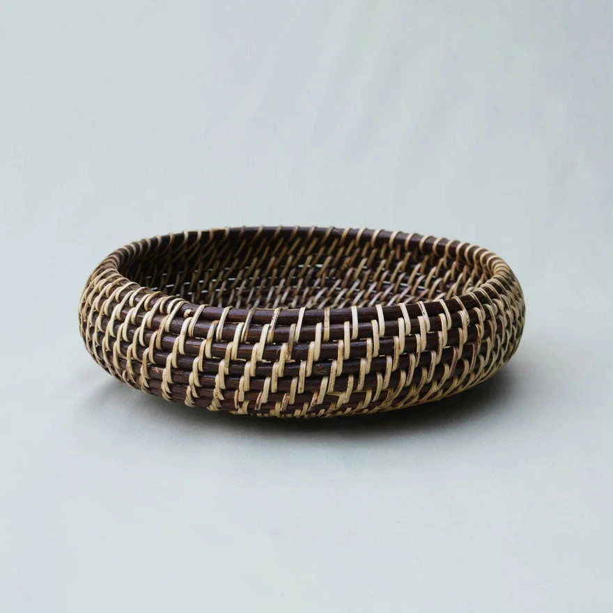 Amara Apple Rattan Bowl 3 Amara Apple Rattan Bowl