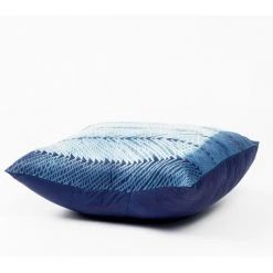 Studio Variously Ara Silk Throw Pillow - Indigo 10 Studio Variously Ara Silk Throw Pillow - Indigo