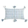 Archive New York Antigua Lumbar Pillow - Faded Indigo Striped