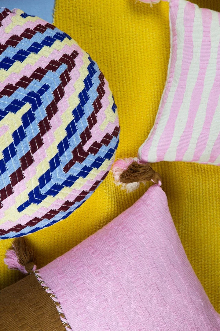 Archive New York Home Goods Antigua Lumbar Pillow - Baby Pink Colorblock 6 Archive New York Home Goods Antigua Lumbar Pillow - Baby Pink Colorblock