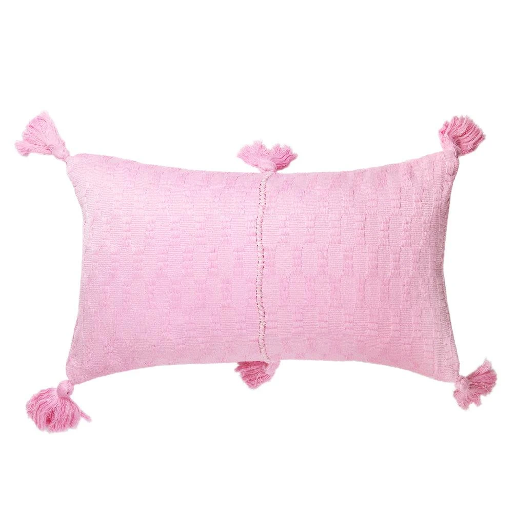 Archive New York Home Goods Antigua Lumbar Pillow - Baby Pink 3 Archive New York Home Goods Antigua Lumbar Pillow - Baby Pink