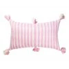 Archive New York Home Goods Antigua Lumbar Pillow - Baby Pink Striped