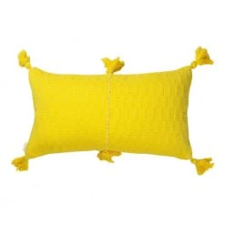 Archive New York Home Goods Antigua Lumbar Pillow - Bright Yellow
