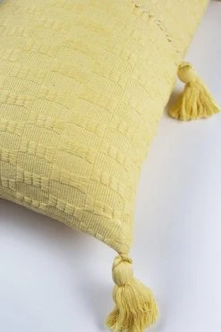 Archive New York Home Goods Antigua Lumbar Pillow - Butter Yellow