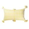 Archive New York Antigua Lumbar Pillow - Butter Yellow Striped Home Goods