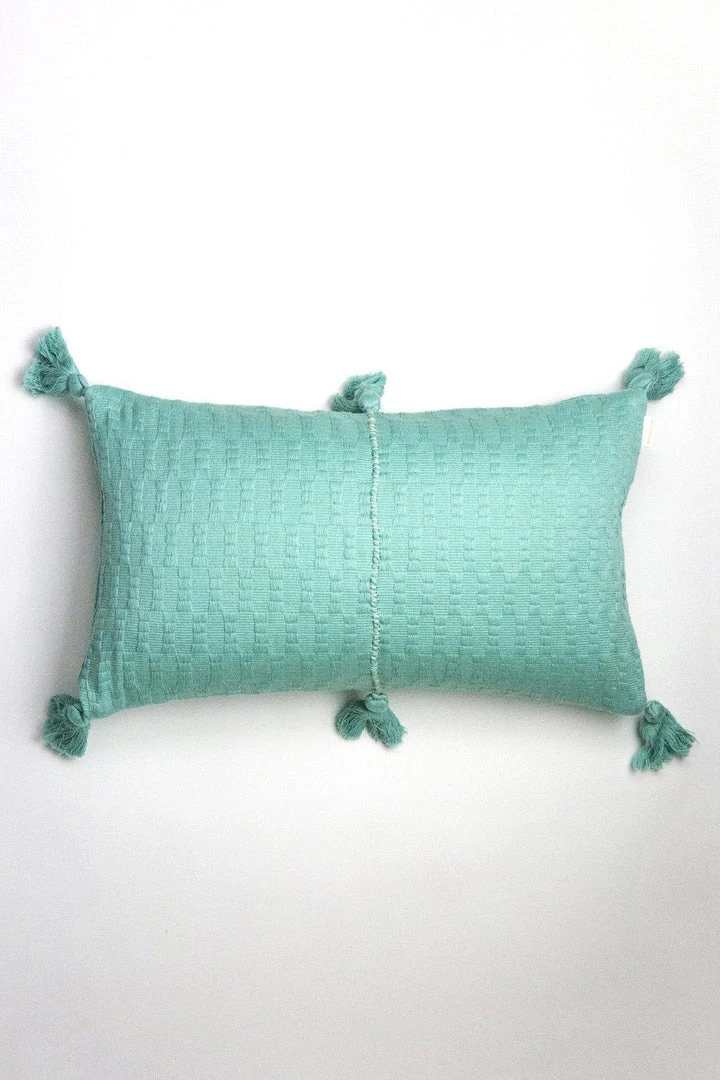 Archive New York Home Goods Antigua Lumbar Pillow - Faded Aqua 7 Archive New York Home Goods Antigua Lumbar Pillow - Faded Aqua