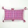 Archive New York Home Goods Antigua Lumbar Pillow - Fuchsia Pink Stripe 2 Archive New York Home Goods Antigua Lumbar Pillow - Fuchsia Pink Stripe