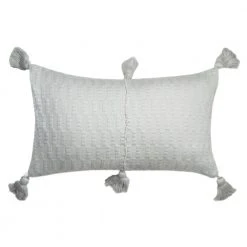 Archive New York Home Goods Antigua Lumbar Pillow - Gray
