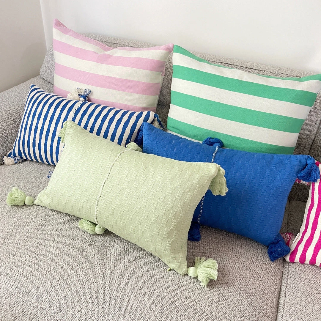 Archive New York Antigua Lumbar Pillow - Light Pistachio 4 Archive New York Antigua Lumbar Pillow - Light Pistachio