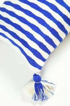 Archive New York Antigua Lumbar Pillow - Blue Stripe 12 Archive New York Antigua Lumbar Pillow - Blue Stripe