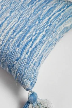 Archive New York Home Goods Antigua Throw Pillow - Ocean Blue Tie Dye