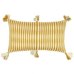 Archive New York Home Goods Antigua Lumbar Pillow - Ochre Striped