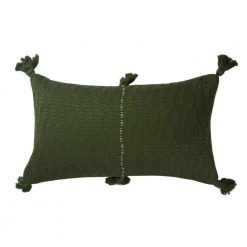 Archive New York Antigua Lumbar Pillow - Olive