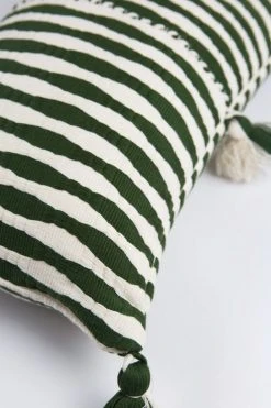 Archive New York Antigua Lumbar Pillow - Olive Striped Home Goods 8 Archive New York Antigua Lumbar Pillow - Olive Striped Home Goods