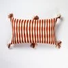 Archive New York Antigua Lumbar Pillow - Red Striped Home Goods