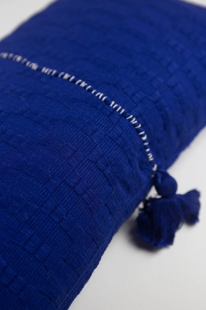 Archive New York Antigua Lumbar Pillow - Royal Blue 5 Archive New York Antigua Lumbar Pillow - Royal Blue