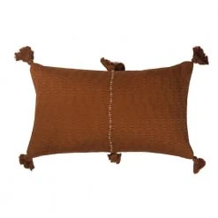 Archive New York Home Goods Antigua Lumbar Pillow - Umber