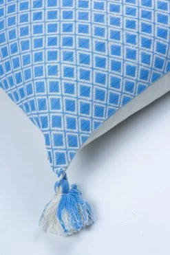 Archive New York Comalapa Throw Pillow - Sky Blue