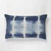Archive New York Home Goods Indigo Shibori Nubby Lumbar Pillow