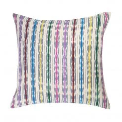Archive New York Manuela Jaspé Gray Rainbow Throw Pillow Home Goods