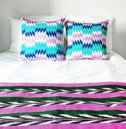 Archive New York Palm Ikat Blanket Home Goods