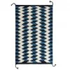 Archive New York Home Goods Teo Wool Rug - Blue + Black