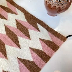 Archive New York Teo Wool Rug - Umber + Pink Home Goods