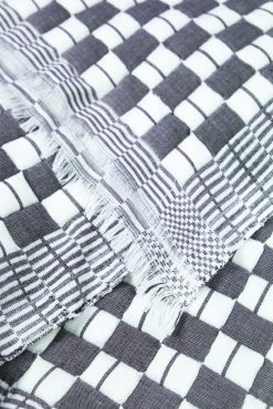 Archive New York Quilted Suzani Throw Blanket - Soft Black + White Home Goods 14 Archive New York Quilted Suzani Throw Blanket - Soft Black + White Home Goods