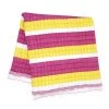 Archive New York Quilted Suzani Throw Blanket - Yellow + Pink Stripe 2 Archive New York Quilted Suzani Throw Blanket - Yellow + Pink Stripe