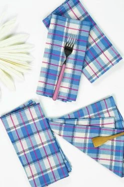 Archive New York San Andres Gingham Napkin Set Home Goods