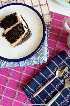 Archive New York San Lucas Plaid Cocktail Napkin Set