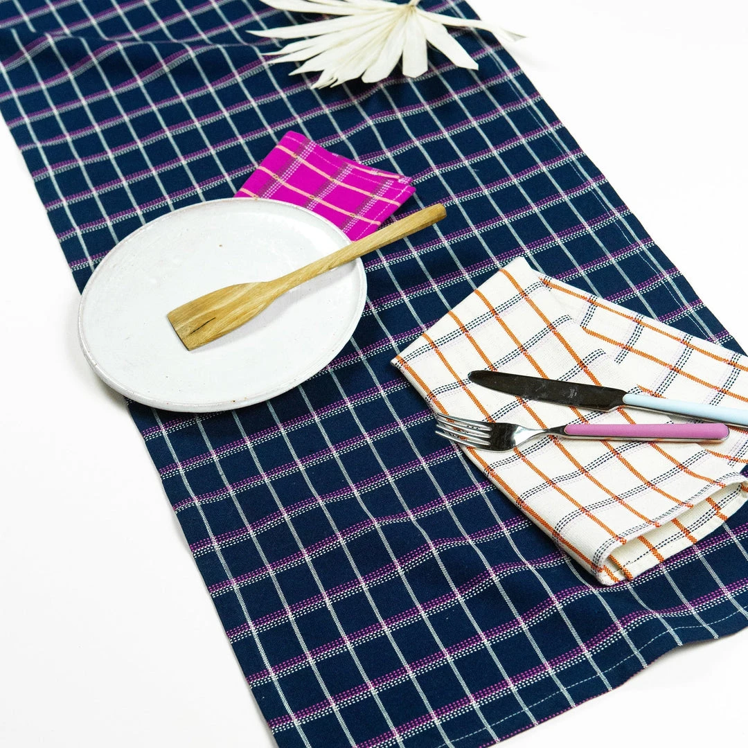 Archive New York San Lucas Plaid Table Runner 4 Archive New York San Lucas Plaid Table Runner