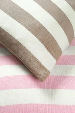 Archive New York Santiago Cabana Stripe Throw Pillow - Tan Home Goods