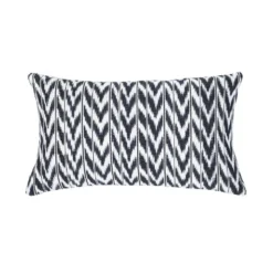 Archive New York Toto Ikat Lumbar Pillow - Black + White