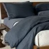 Area Home Emile Linen Duvet Cover - Charcoal
