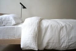 Area Home Simone Linen Flat Sheet Home Goods