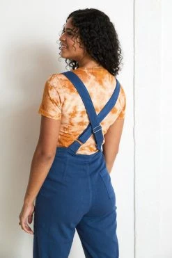 North Of West Ariel Upcycled Overalls - Midnight Sale