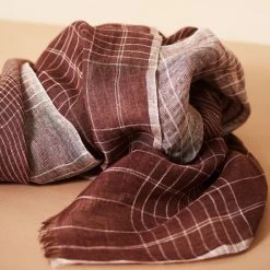 Studio Variously Accessories Auro Linen Scarf - Cinnabar