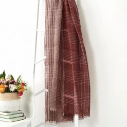 Studio Variously Accessories Auro Linen Scarf - Cinnabar